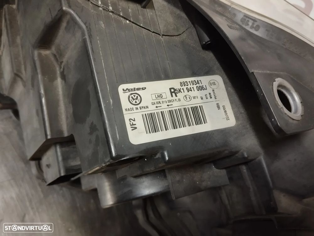 OTICA / FAROL VOLKSWAGEN GOLF VI 08-12 - DIREITO (REF. 5K1941006J) - 3