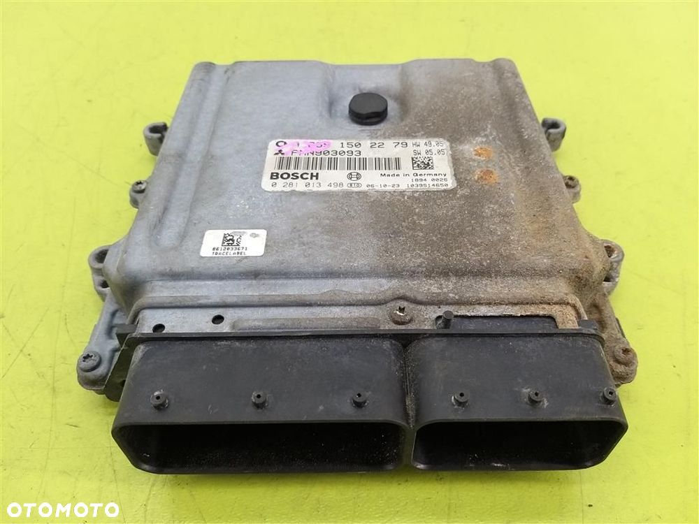 Komputer sterownik silnika Mitsubishi Colt Z30 2004-2012 1,5 DID 0281013498 - 6