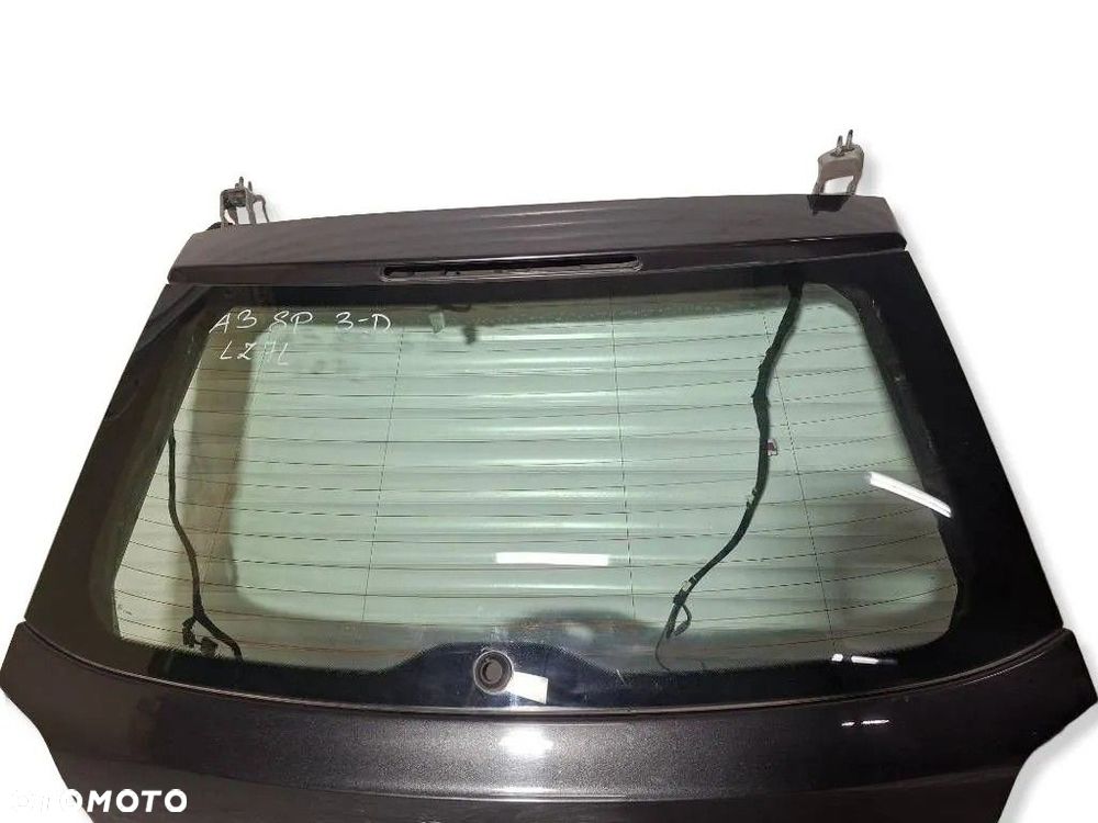 Audi A3 S3 8P 2008 Klapa bagażnika 3-y drzwiowy LZ7L lavagrau do założenia - 4