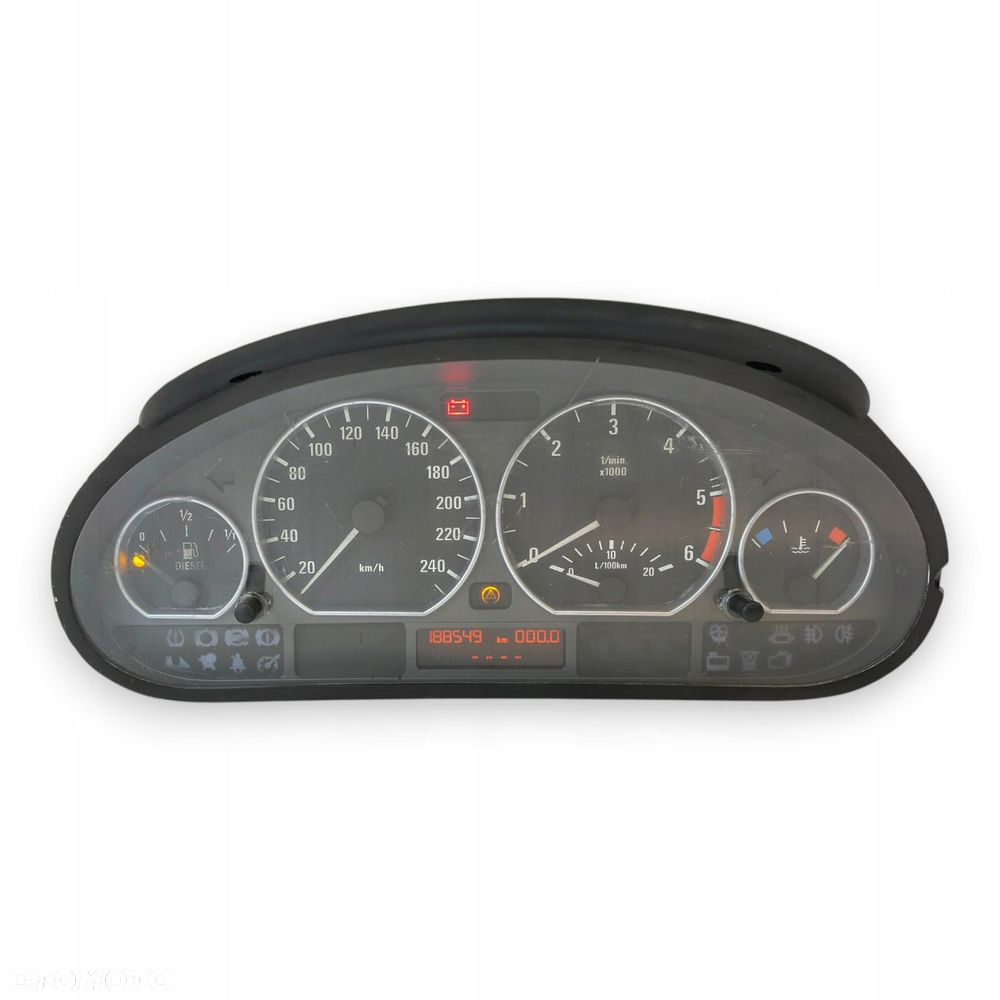 LICZNIK ZEGARY 6940870 BMW E46 318 D 320 D 2.0 D Diesel 188 549km europa - 1