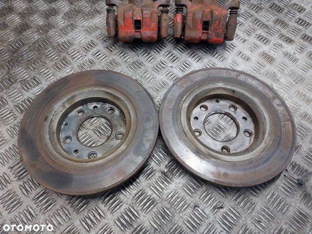 TARCZE HAMULCOWE TYŁ + KLOCKI + ZACISKI MAZDA 6 II GH DELPHI - 2