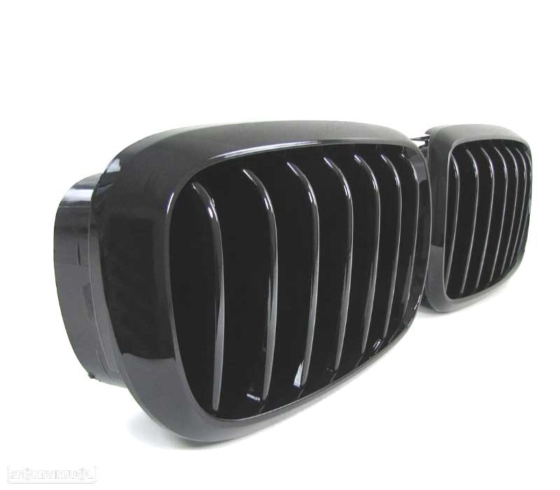 GRELHAS BMW X5 F15 X6 F16 13-18 PRETO BRILHANTE LOOK M PERFORMANCE - 3