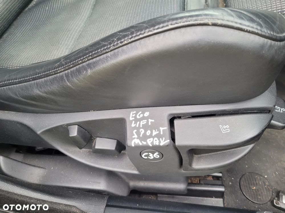 FOTEL PRAWY PRZÓD PRZEDNI BMW E60 LIFT M PAKIET PÓŁSKÓRA C36 - 3