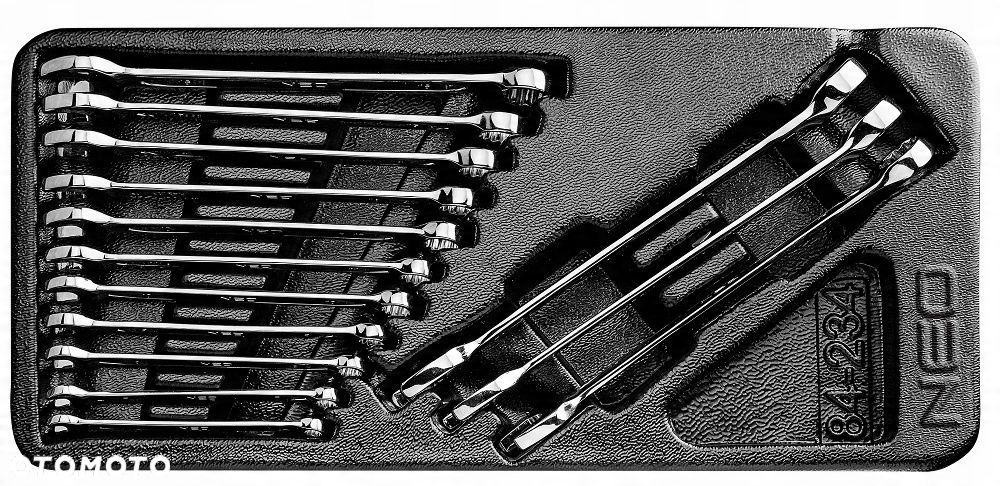 NEO WKŁAD KLUCZE PŁASKO OCZKOWE 6-19 MM 84-234 - 1