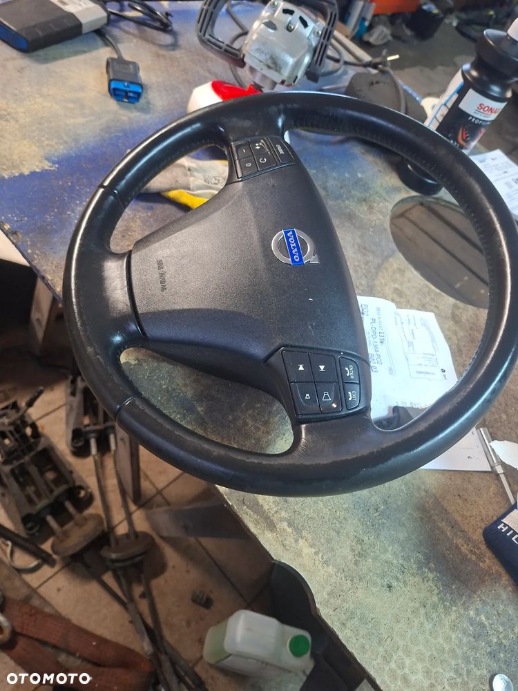 volvo multifunkcja c30 s40 v50 skóra kierownica org-poznan - 5