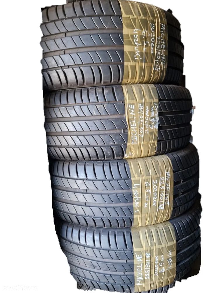 4x OPONY OPONA LETNIE MICHELIN 225/50/18 2020 rok 6.5 mm
