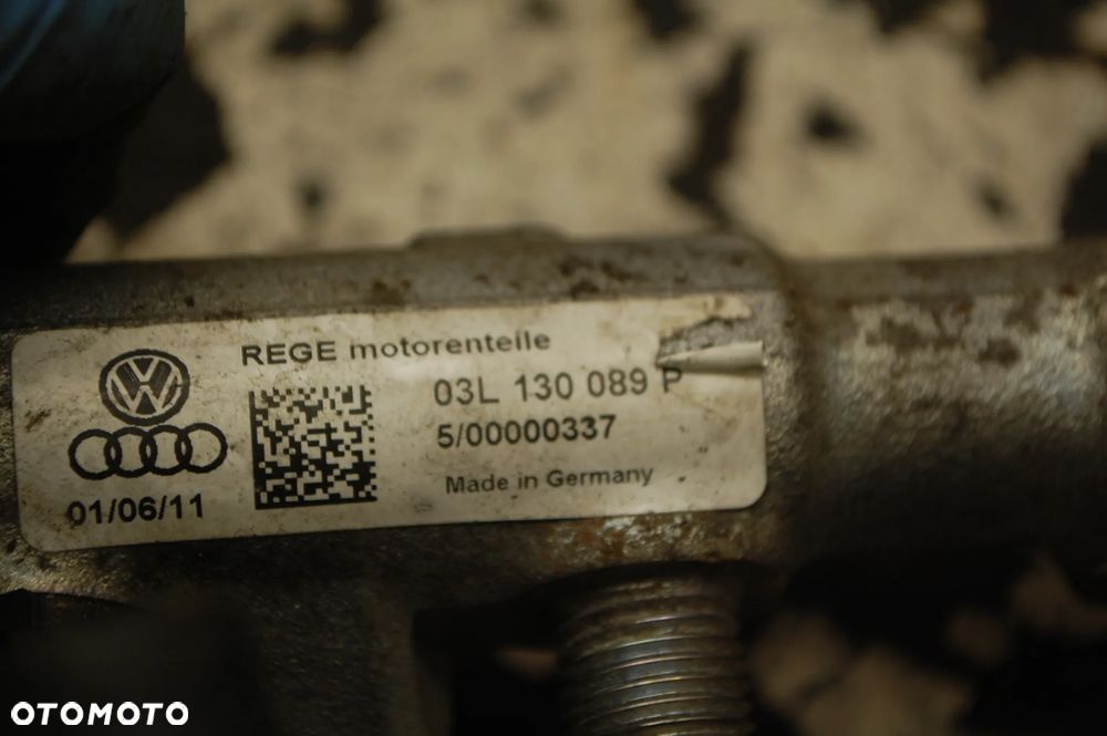 LISTWA WTRYSKOWA + CZUJNIKI 03L130089P 2.0 TDI SKODA SUPERB II AUDI SEAT VW - 3