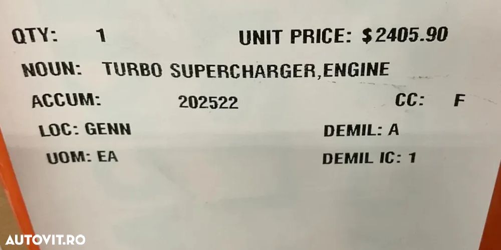 Turbo New  IHI  CYDY 129508- 18011 - 5