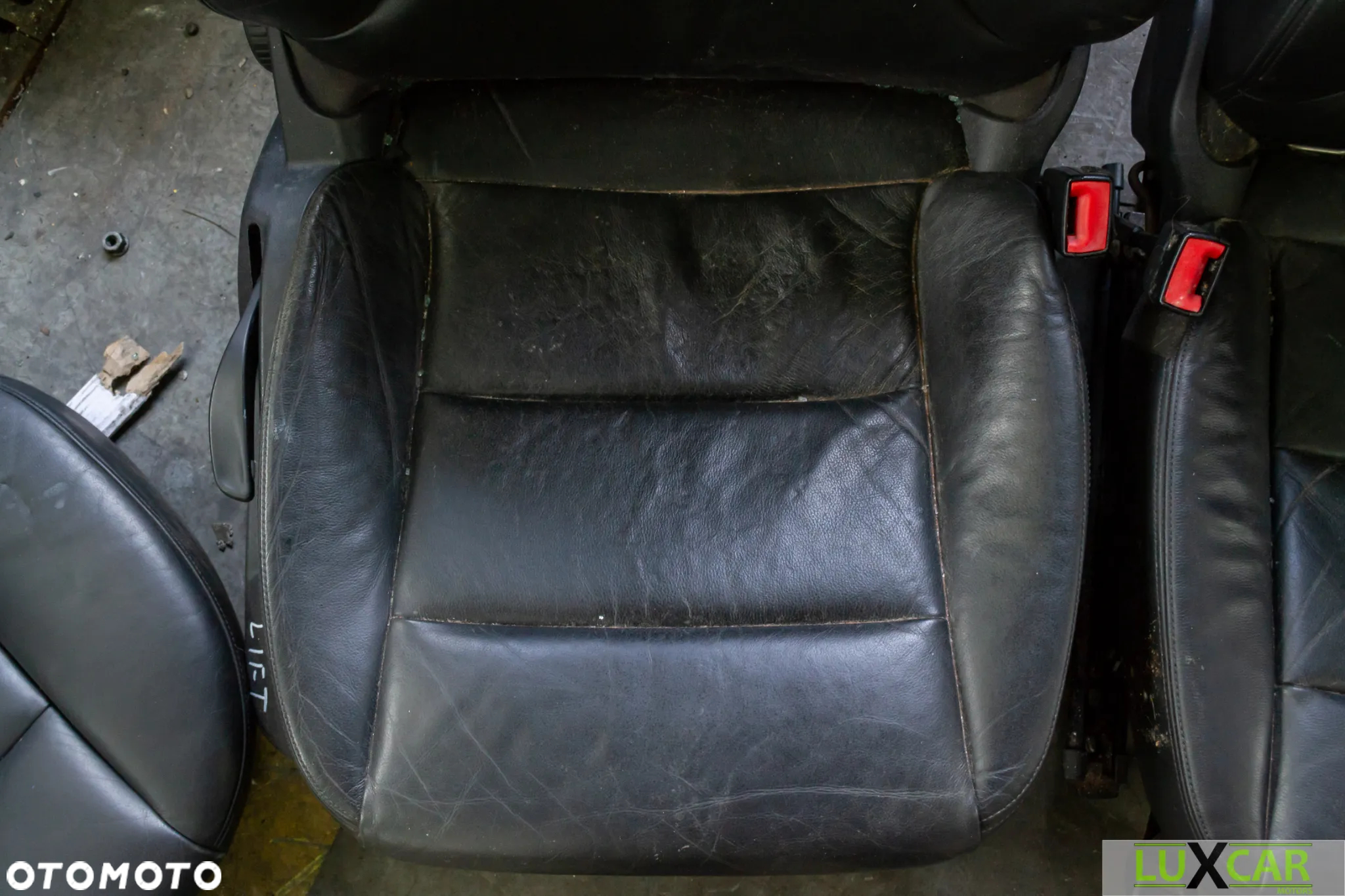 AUDI A3 8P SPORTBACK LIFT 5D FOTELE KANAPA CZARNA SKÓRA KOMPLET GORLICE - 7