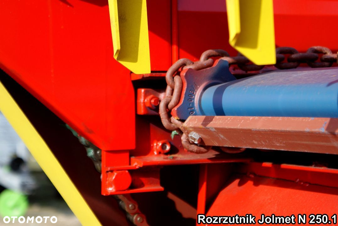 nowy ROZRZUTNIK JOLMET do nawozu obornika jednoosiowy N250/1 3,5 T STANDARD - 11