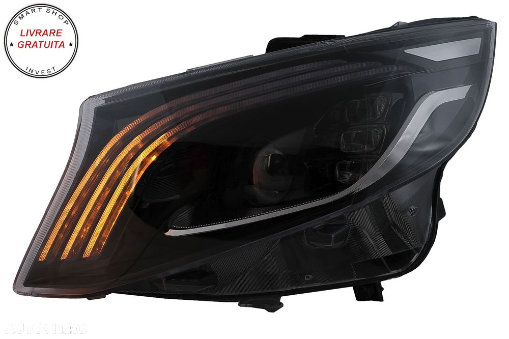 Faruri Full LED Mercedes V-Class W447 (2016-2020) Negru- livrare gratuita - 19