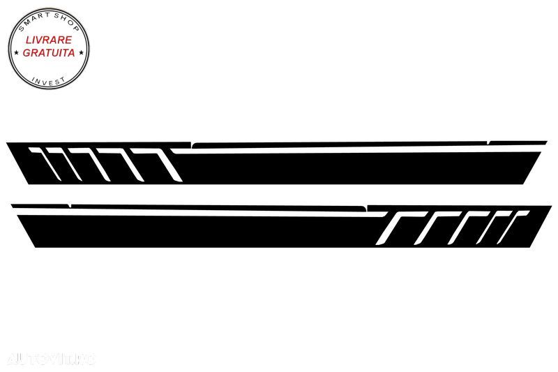 Bandouri Laterale cu Stickere Laterale Negru Mat si Lampi Semnalizare Mercedes G-C- livrare gratuita - 7