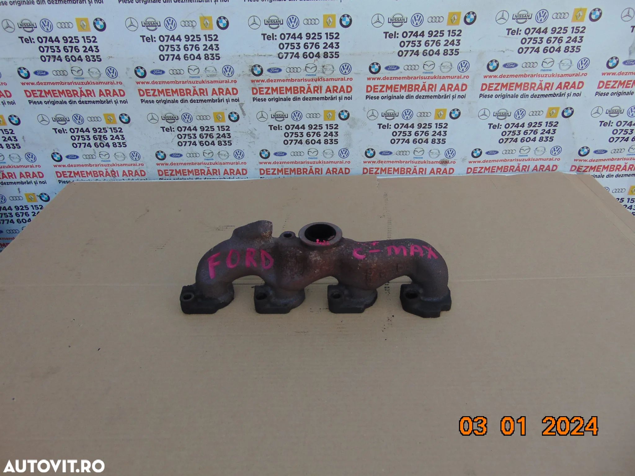 Galerie evacuare Ford 1.8 diesel Focus c Max Mondeo connect transit - 1
