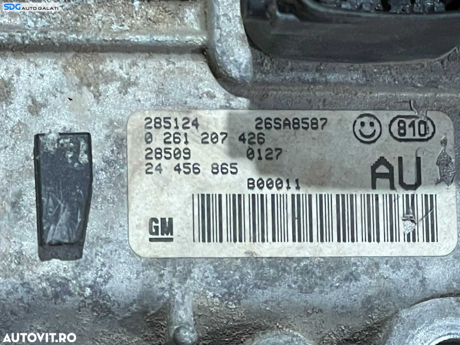 Kit Pornire ECU Calculator Motor GM Inel Cititor Chei Cheie CIP Imobilizator Opel Agila A 1.2 Benzina 2000 - 2007 Cod 24456865 2444509 26SA8587 0261207426 [LR0174] - 3