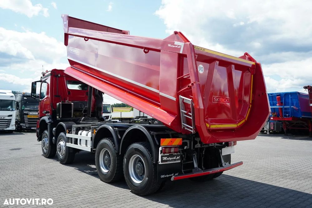 Mercedes-Benz AROCS 4145 / 8x8 / BASCULATOR SPATE / SKIBICKI / EURO 6 - 5