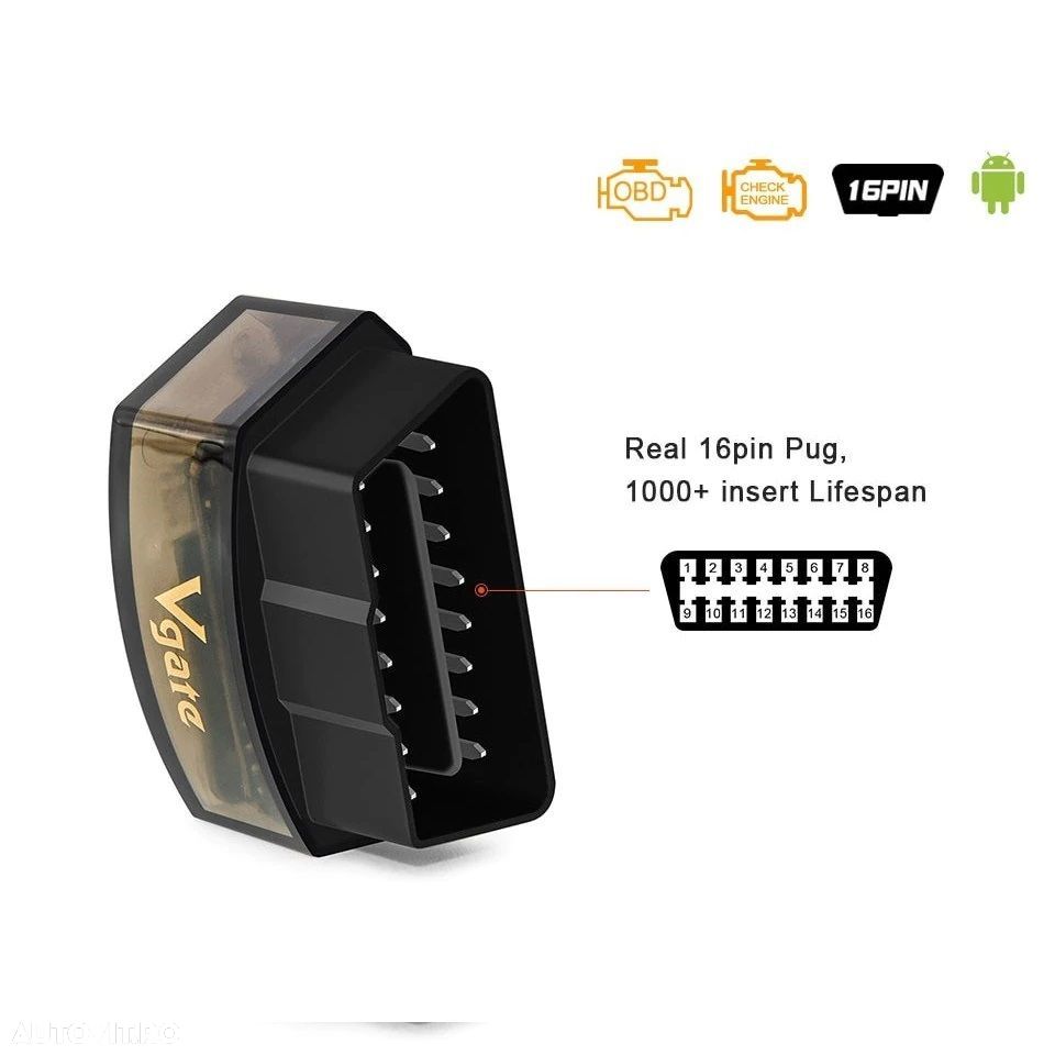 Diagnoza Auto Vgate iCar Pro, Bluetooth 3.0, Android, Multimarca, OBD2 - 6