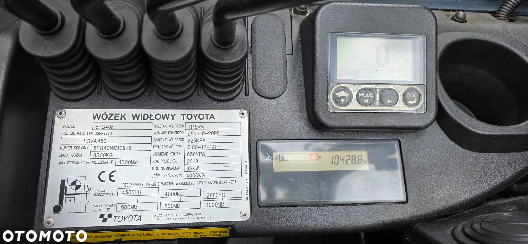 Toyota 8FG40N - 6