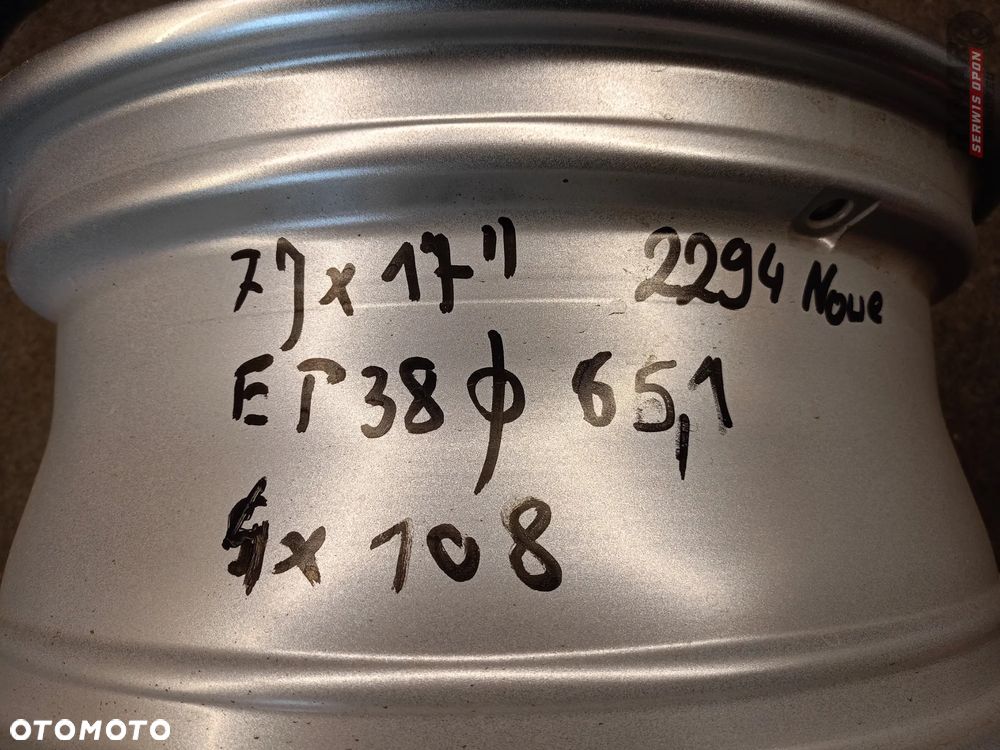 ŚLĄSK NOWE ALUFELGI 7X17" 4X108 ET38 ORYGINAŁ OPEL CORSA F OE KOMPLET - 3