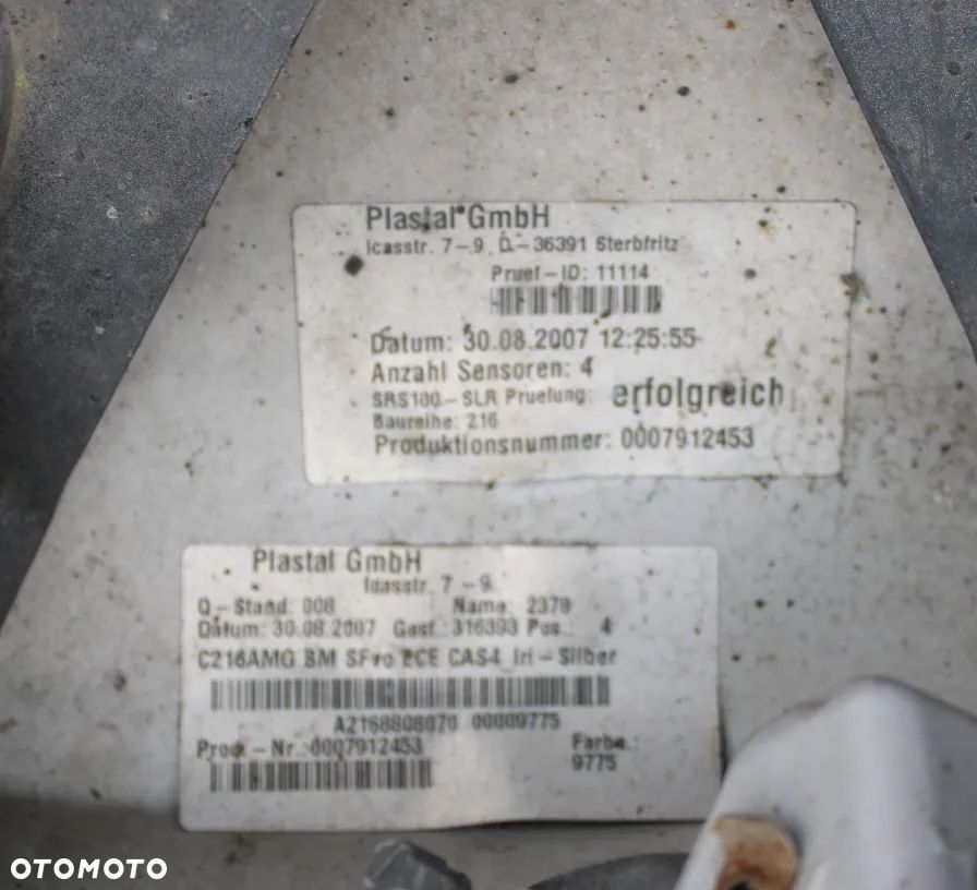 Zderzak przód przedni kompletny OE Mercedes CL CL63 6.3 AMG W216 C216 08r A2168808070 - 22
