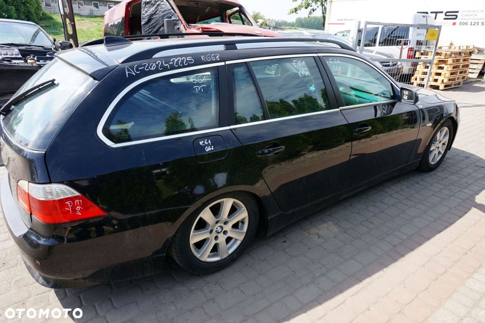 BMW 5 E61 KOMBI 2005 668 2.5 D M57D25 177KM GA6HP26Z CZARNY na części - 6