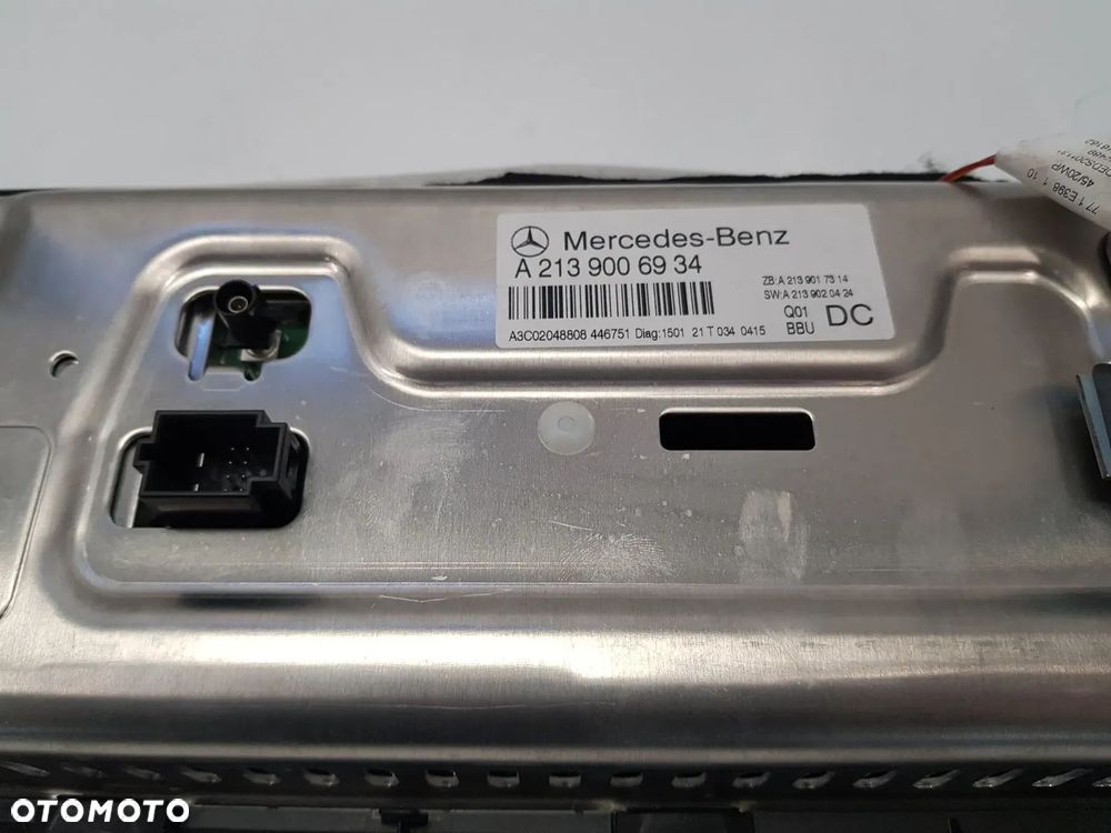 NOWY Monitor licznik zegar wyświetlacz MERCEDES W213 W238 W290 W190 E-KLASA AMG GTR GTS A2139006934 - 5