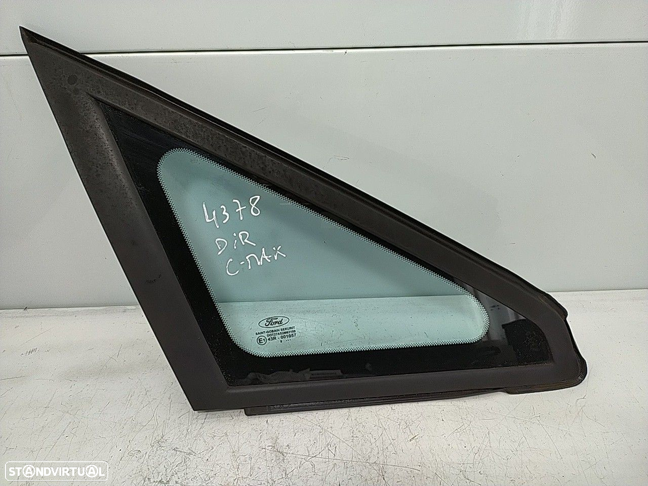 Vidro Pequeno Porta Frente Direita Ford C-Max (Dm2) - 2