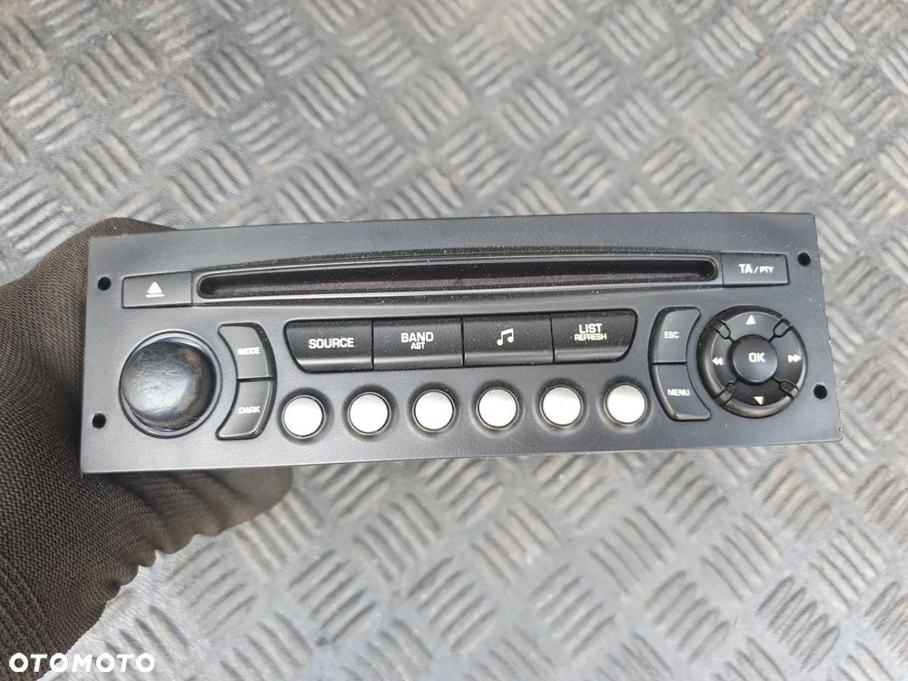 PEUGEOT 207 EXPERT CITROEN C2 JUMPY RADIOODTWARZACZ RADIO FABRYCZNE RD4N1-02 96643697XT FIAT SCUDO - 7