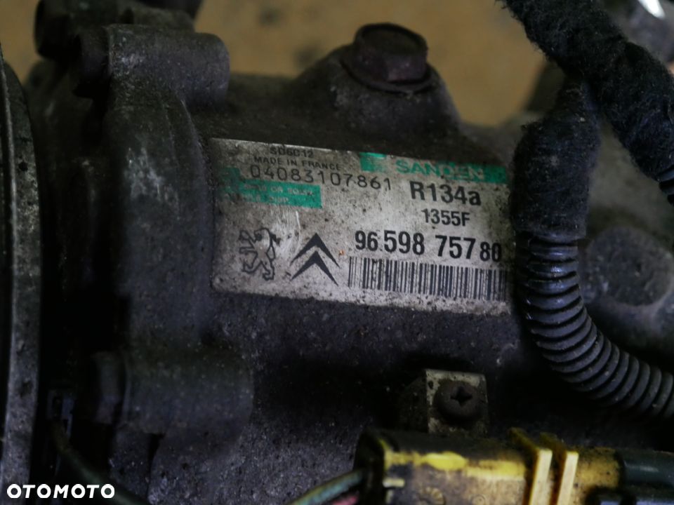 SPRĘŻARKA KLIMATYZACJI PEUGEOT 207 1.6 VTI 9659875780 - 3
