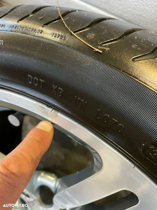 jante roti bmw M5 E60 M6 e63 e64 originale M power nu M pachet R19 2 lățimi fără defecte tehnice sau Reparatii 8/5 fata 9/5 J spatele Style 167 5x120 - 11