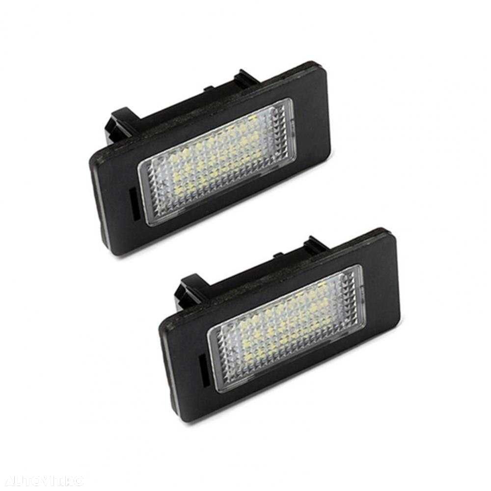 Set 2 Lampi Numar Inmatriculare Portbagaj LED BMW E90 F30 F10 E70 E60 - 1