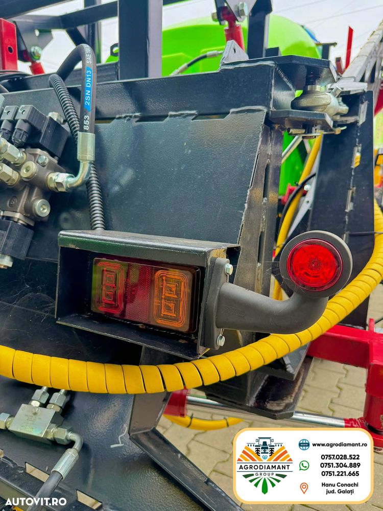 Alta Instalatie de erbicidat tractata full hidraulica DEMAROL CYCLON 2000L - 24