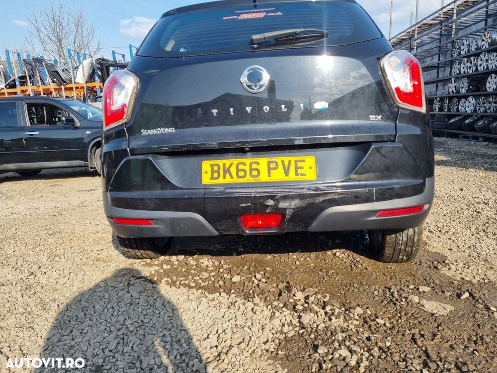 Bara spate SsangYong Tivoli 2015 - 2019 SUV 4 Usi Cyber Grey Metalizat LAK (1471) - 1