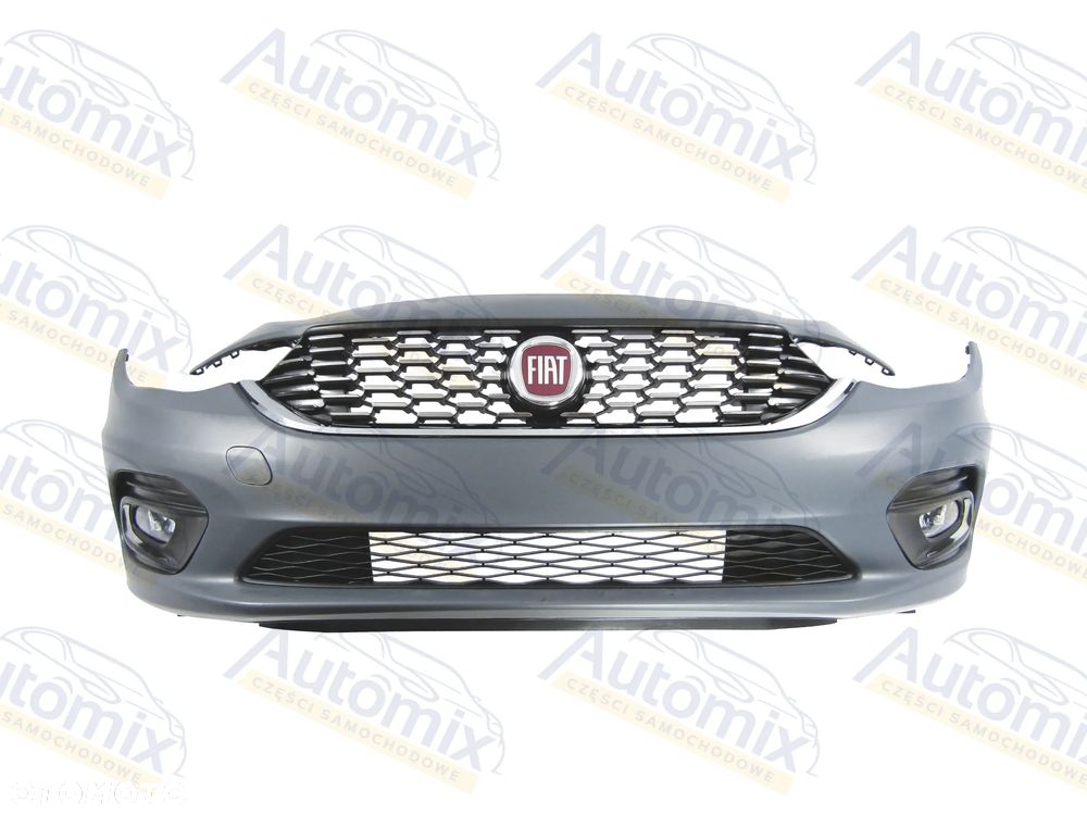 Zderzak przedni Fiat Tipo SDN 16 - 20 Atrapa + kratki + halogeny Komplet ! - 7