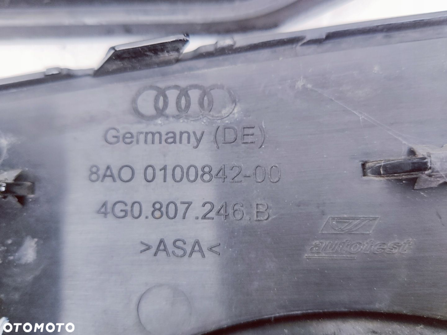 AUDI RS6 C7 RS LIFT KRATKA PRAWA LEWA ZDERZAKA czujnik radar Oryginał - 2