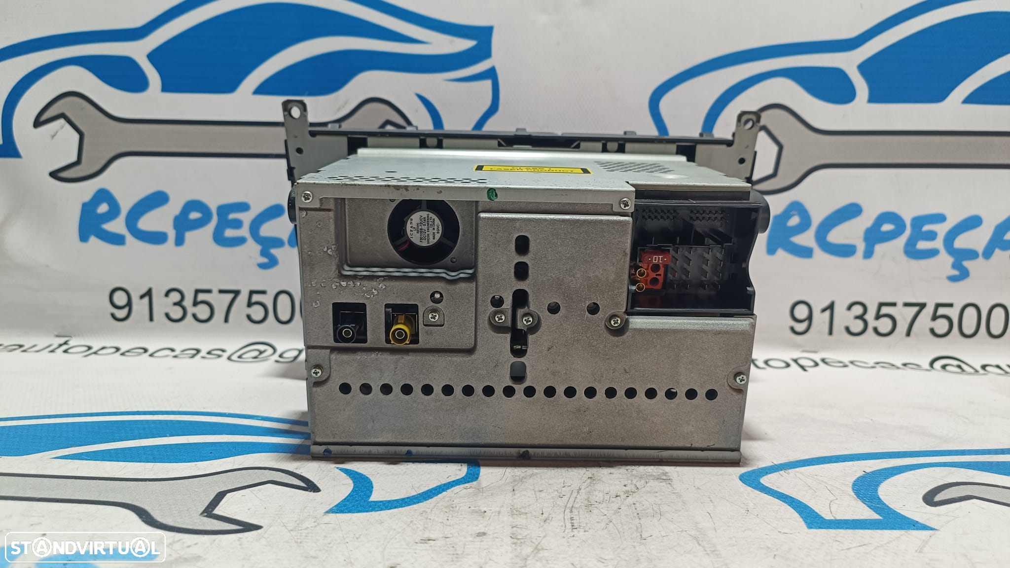 RADIO AUTORADIO LEITOR CD MERCEDES BENZ CLASS C W203 A2038705089 2038705089 DISPLAY COMANDOS COMUTADOR PAINEL CONTROLO COMUNICAÇÃO - 5