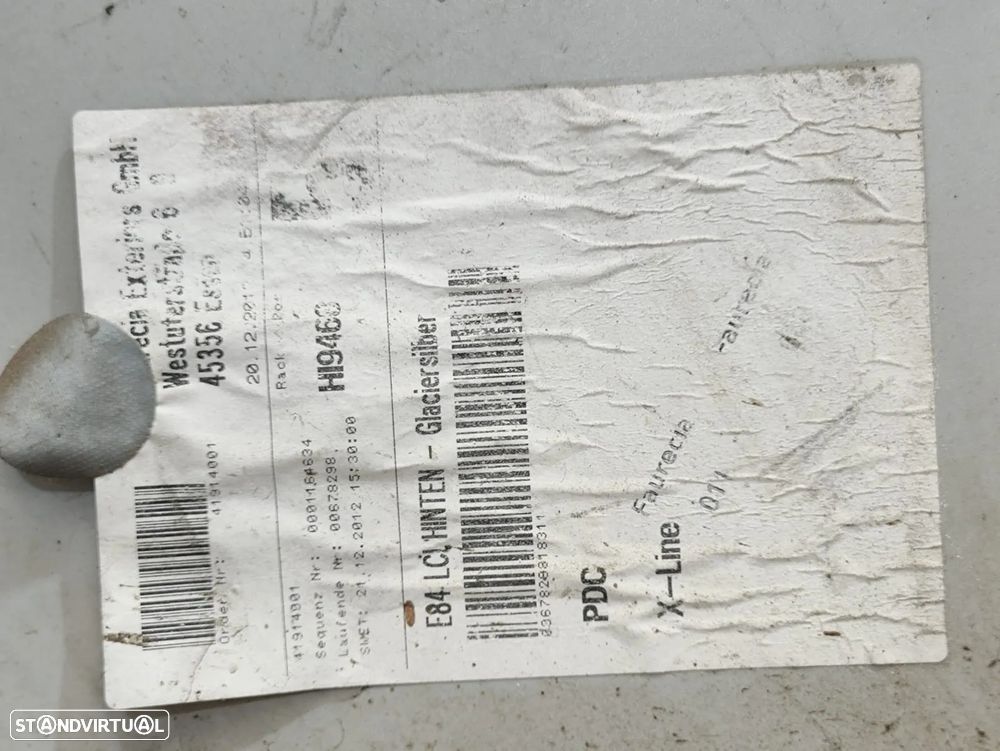 Parachoques Traseiro Tras Original BMW X1 LCI E84 - 12