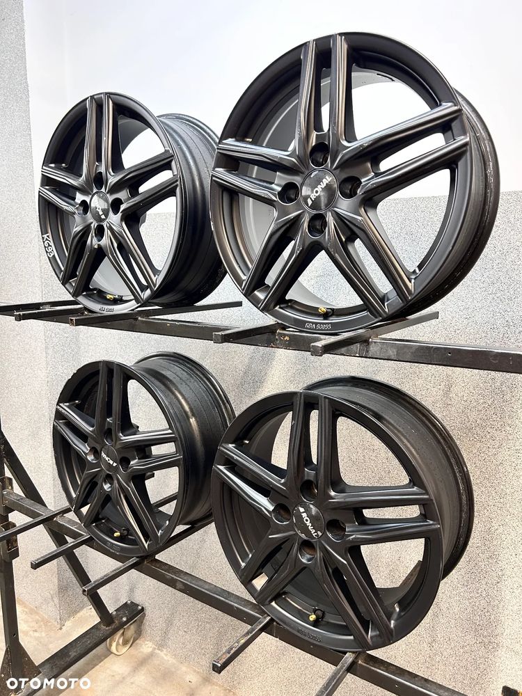 4 FELGI ALU. FIAT 500 16'' 6,5J ET35 RONAL: 65R6654.02 , KBA: 53055 - 14