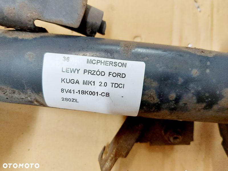 FORD KUGA MK1 2.0 TDCI MCPHERSON LEWY PRZÓD ZWROTNICA LEWA AMORTYZATOR - 3