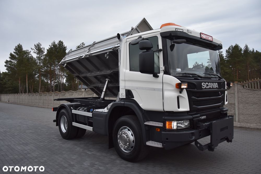Scania P250 WERSJA OFFROAD / WYWROTKA 3-STRONNA / BLOKADA MOSTU / TYŁ RESOER / P.NOWA / 18 TYŚ KM PRZEBIEGU! / SALON PL / - 26