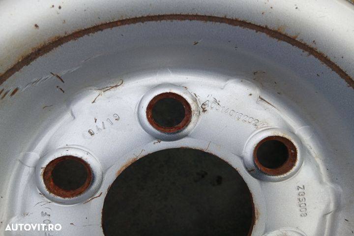 Janta tabla cu anvelopa 16 A0014019202 ET62 61/2JX16H2 A0014019202 ET - 4