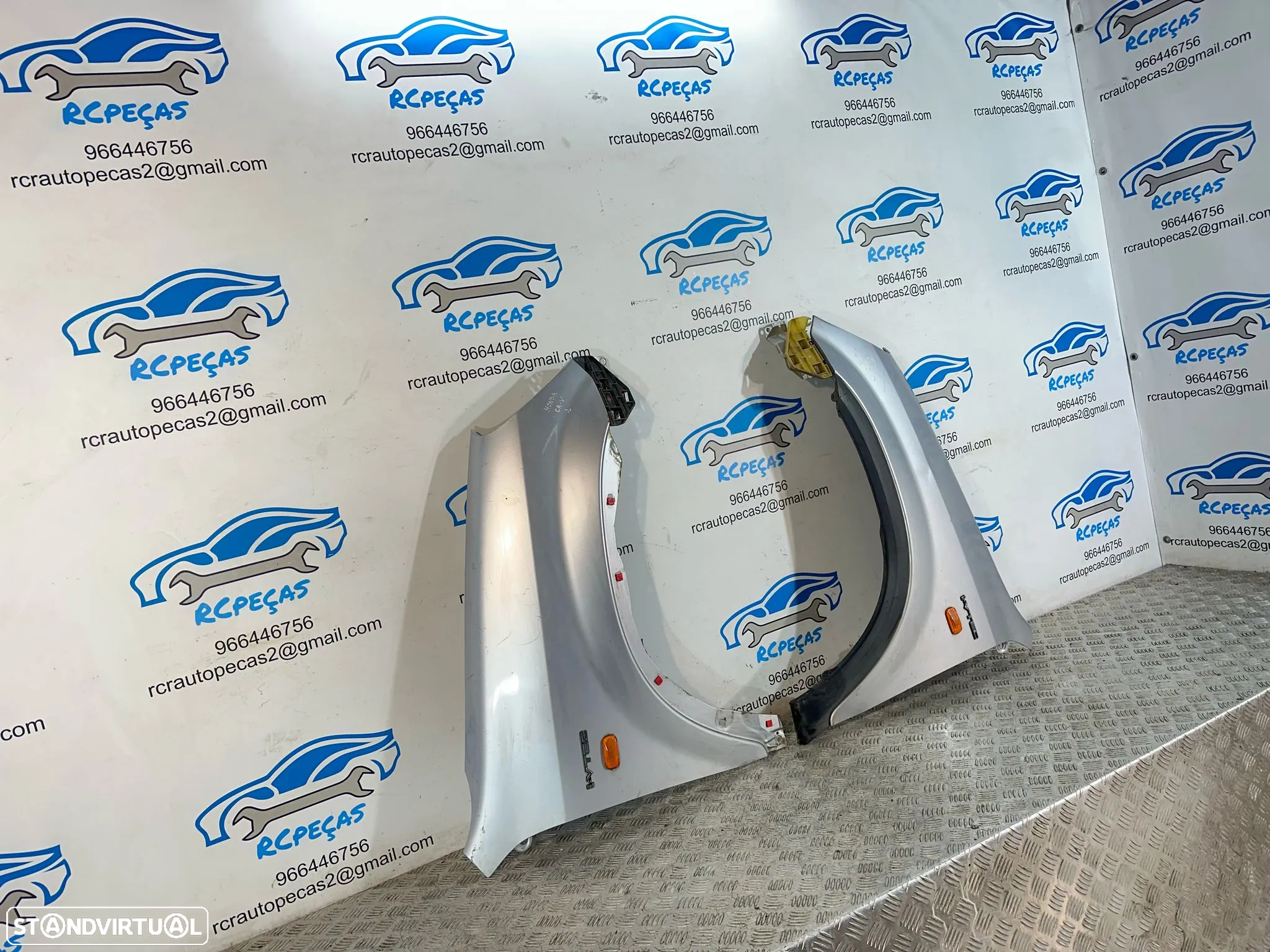 .Conjunto Guardalamas Frente Frontal Esquerdo Direito Honda CRV MK2 RD4 RD5 RD6 RD7 RD8 RD9 2001 - 2006 - 3