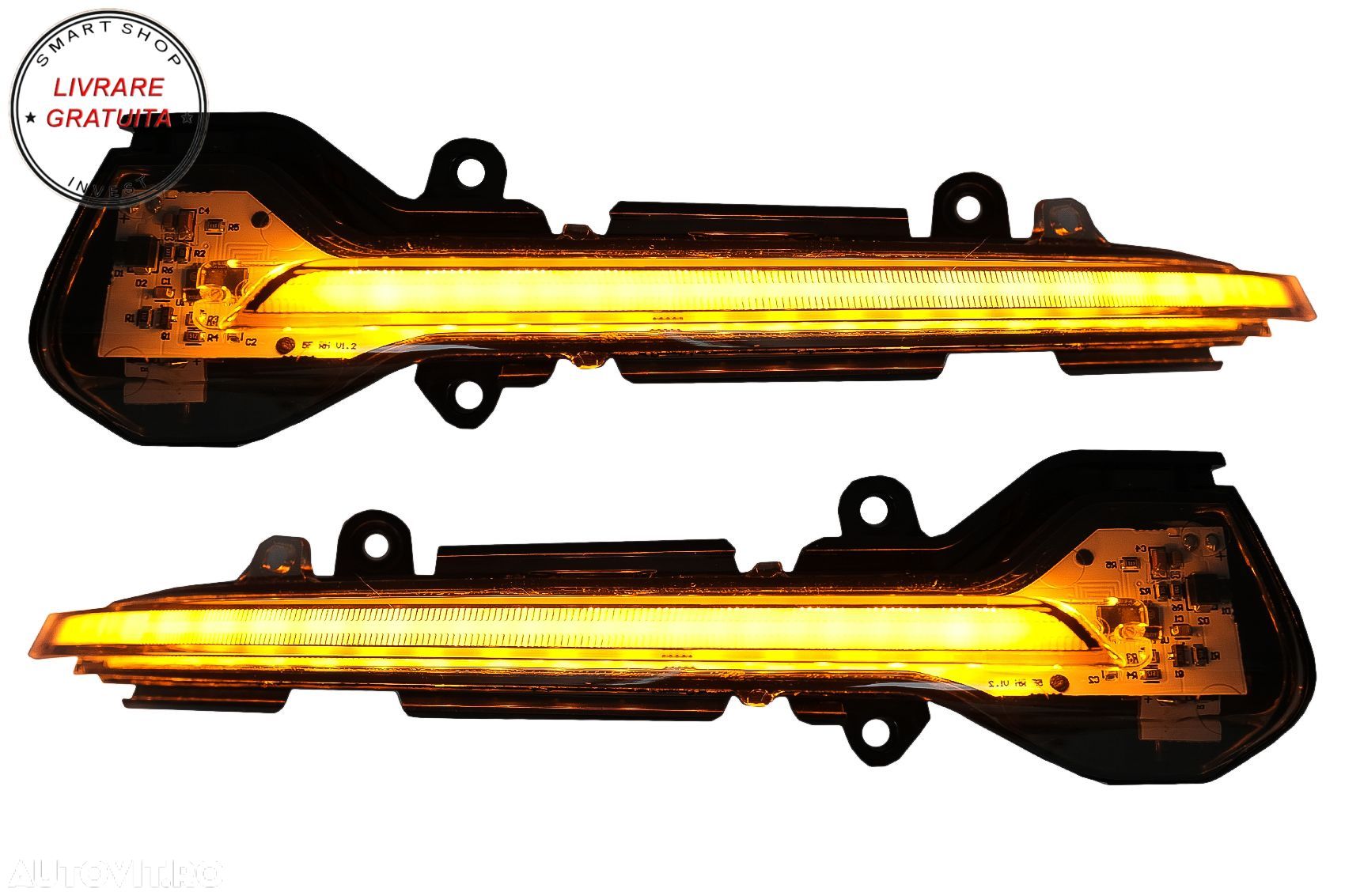Indicator Dinamic Full LED pentru Oglinda Osram LEDriving DMI Seat Leon 5F (2012-)- livrare gratuita - 1