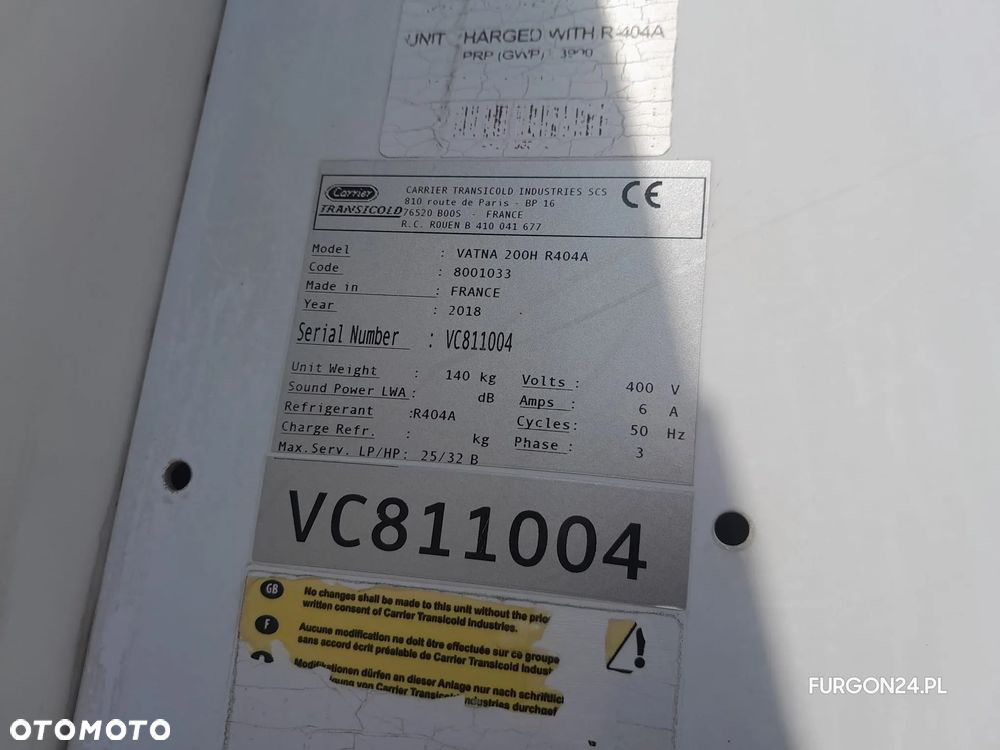 KONTENER IZOTERMA CHŁODNIA MROŹNIA NR 632 - 9