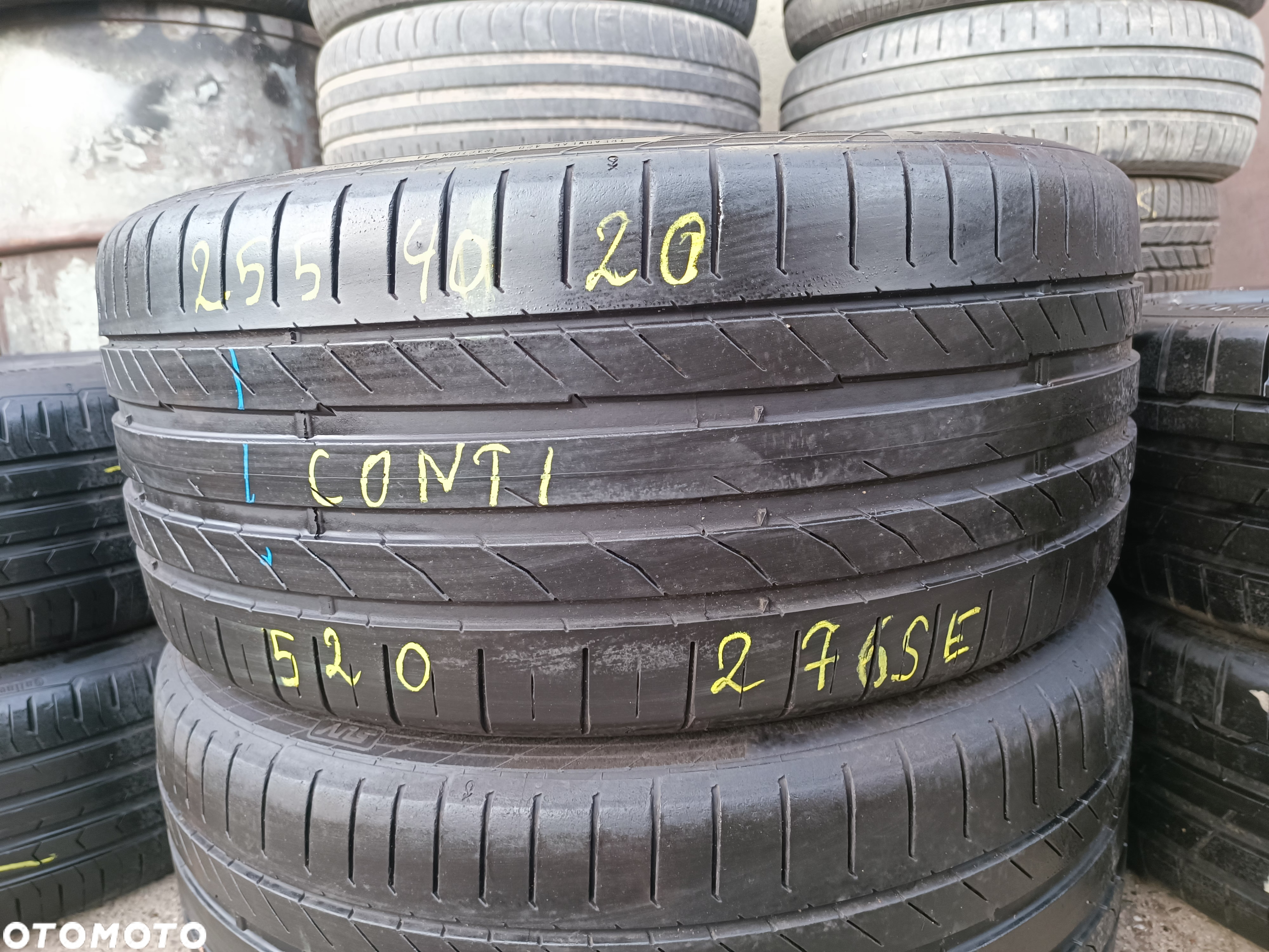 255/40R20 101V XL Opony Letnie Lato CONTINENTAL ContiSportContact 5 5mm Legnica ALU-RAD 255/40 - 2
