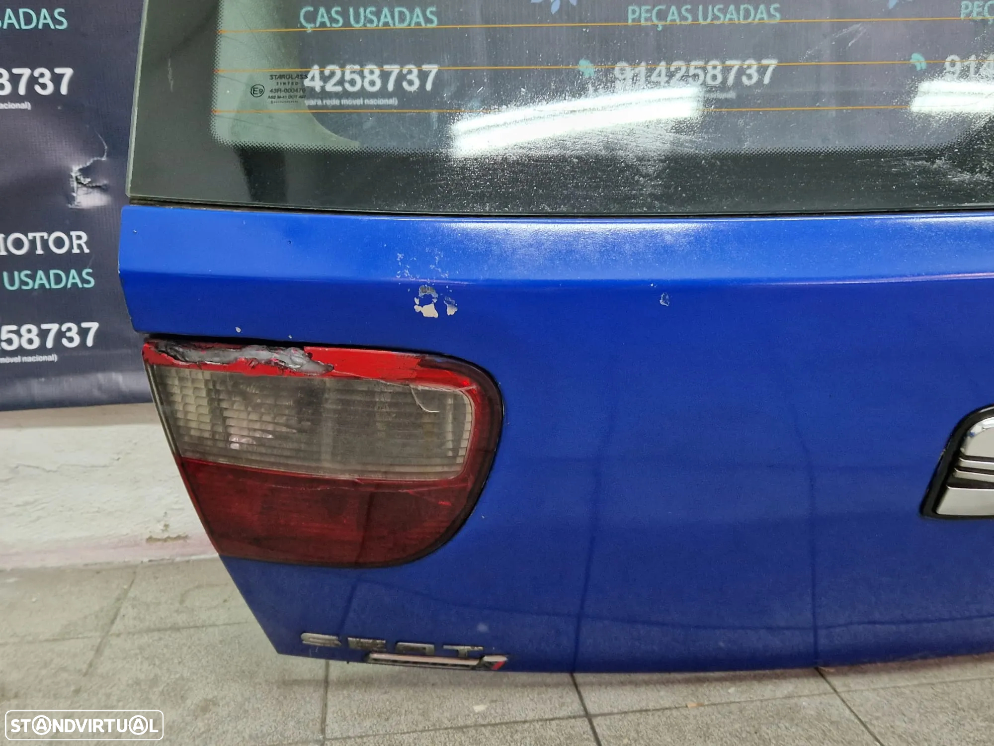 Tampa da mala usada SEAT LEON 1M FR CUPRA R spoiler original ENVIO GRATUITO - 6