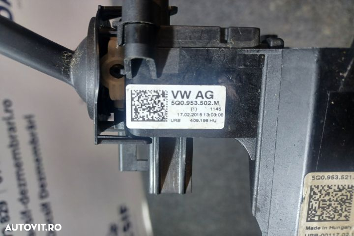 ANSAMBLU MANETE SEMNALIZARE + STERGATOARE 5Q0953502M 5Q0953521M Volks - 4