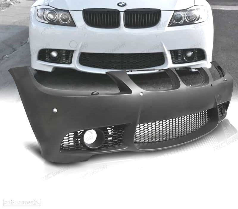 PÁRA-CHOQUES FRONTAL BMW E90 E91 05-08 COM PDC LOOK M3 - 1