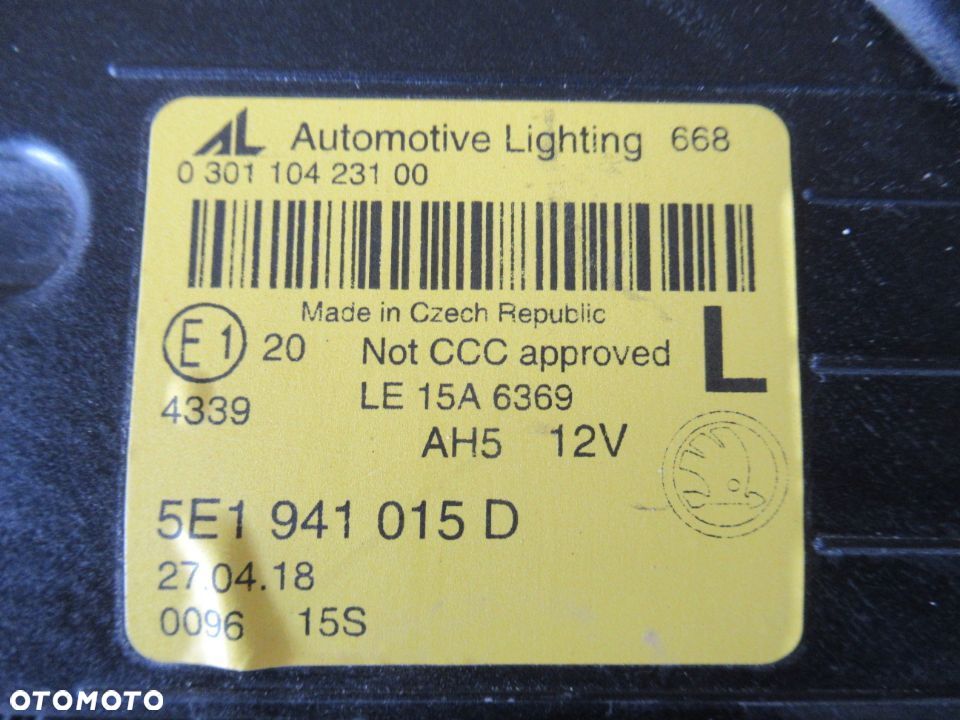 LAMPA PRZÓD PRZEDNIA PRAWA LEWA SKODA OCTAVIA 3 III LIFT FULL LED 2016-2020 rok - 12