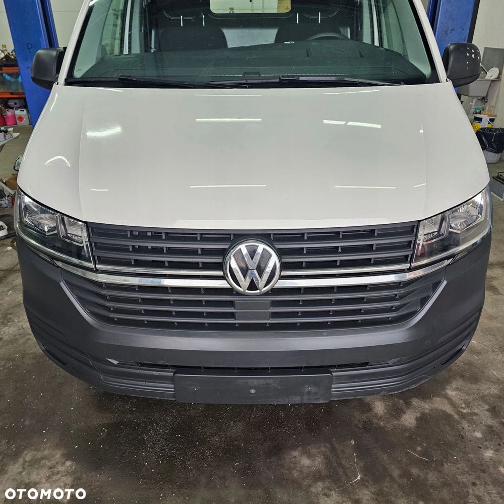 VW T6.1 kompletny przód pas przedni zderzak maska błotnik lampy BIAŁY LB9A - 1