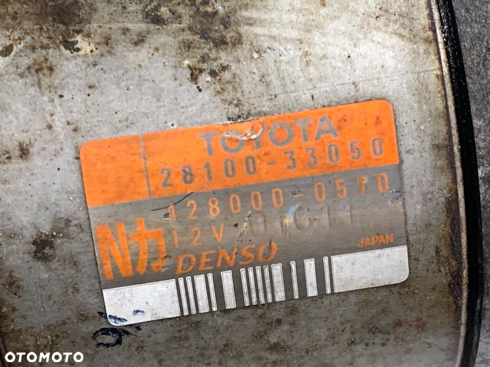 ROZRUSZNIK  TOYOTA YARIS (_P1_) 1999 - 2005 1.4 D-4D (NLP10_) 55 kW [75 KM] olej napędowy 2001 - - 4